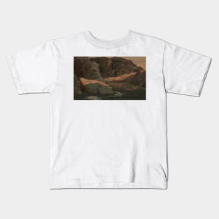 Labrador, Big Island, Battle Harbor by Frederic Edwin Church Kids T-Shirt